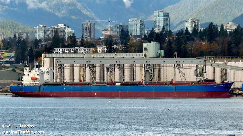 alpha loyalty (Bulk Carrier) - IMO 9311177, MMSI 229380000, Call Sign 9HA3285 under the flag of Malta