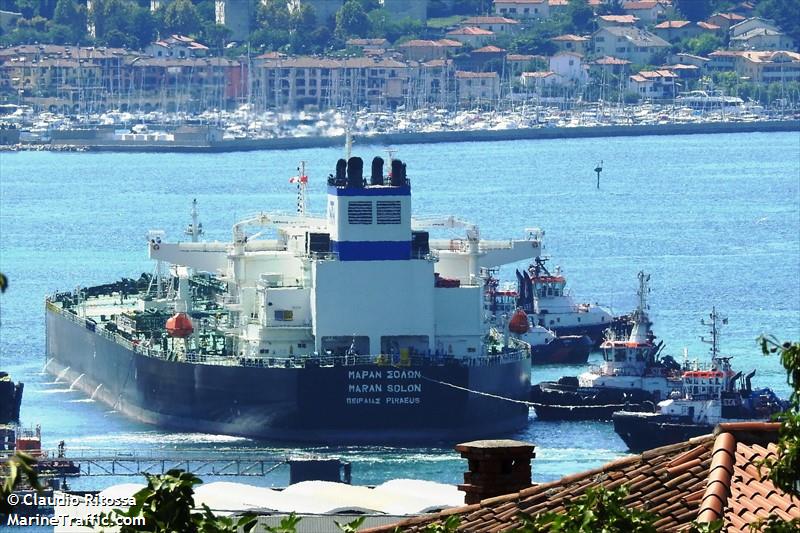 maran solon (Crude Oil Tanker) - IMO 9881691, MMSI 241715000, Call Sign SVDI4 under the flag of Greece