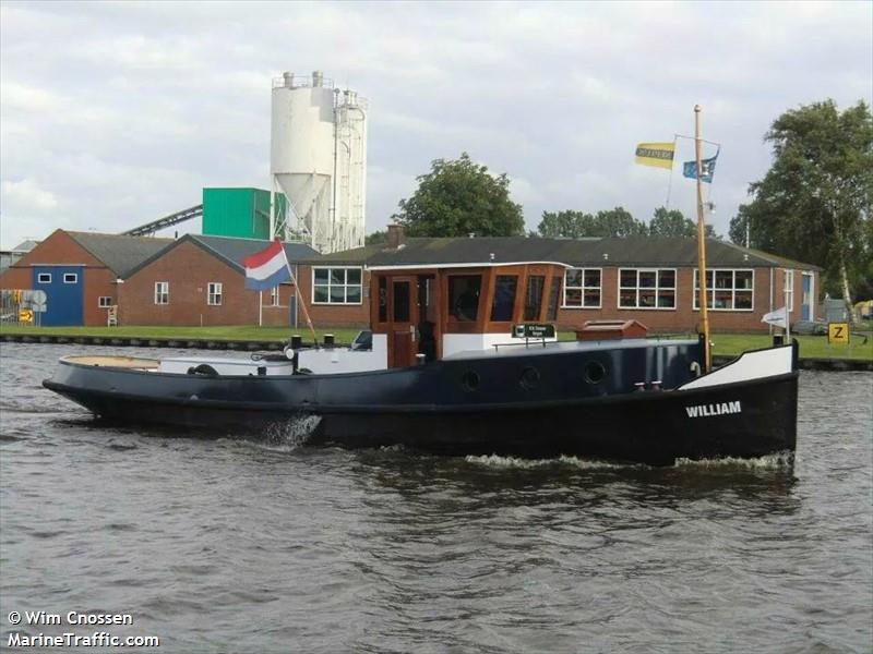 william (Pleasure craft) - IMO , MMSI 244128077, Call Sign PH5500 under the flag of Netherlands