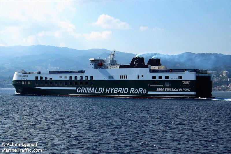 eco livorno (Ro-Ro Cargo Ship) - IMO 9859557, MMSI 247383500, Call Sign IBZD under the flag of Italy