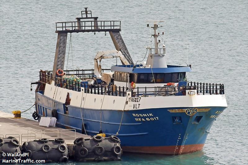 rosnik (Fishing Vessel) - IMO 8653140, MMSI 248040000, Call Sign 9HA2138 under the flag of Malta