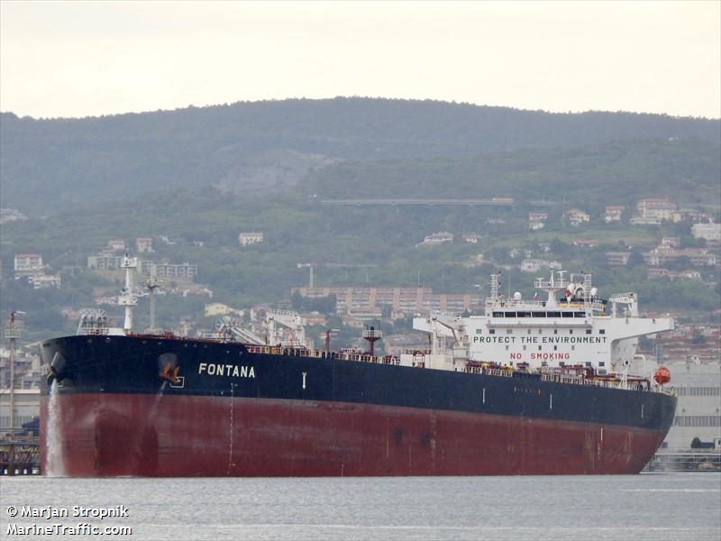 fontana (Crude Oil Tanker) - IMO 9792541, MMSI 249896000, Call Sign 9HA4422 under the flag of Malta