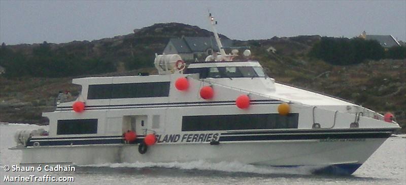 draiocht na farraige (Passenger Ship) - IMO 9200897, MMSI 250138000, Call Sign EI5551 under the flag of Ireland