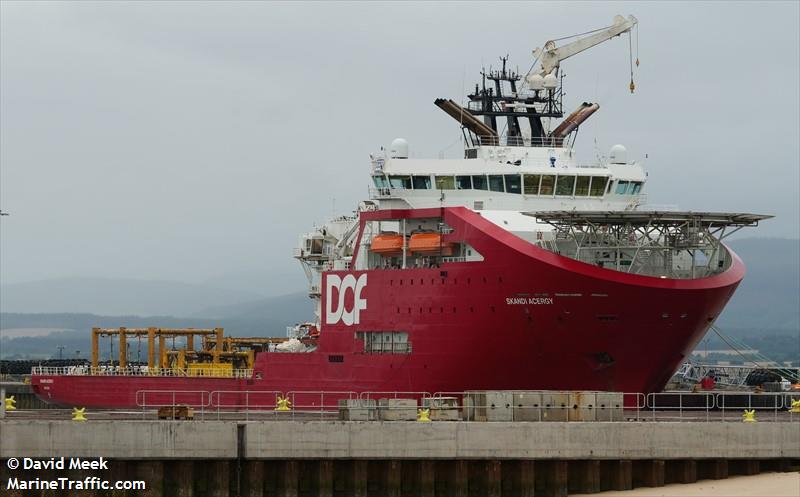 skandi acergy (Offshore Support Vessel) - IMO 9387217, MMSI 257691000, Call Sign LAFD7 under the flag of Norway