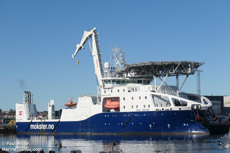 stril server (Offshore Support Vessel) - IMO 9665047, MMSI 258873000, Call Sign LARP7 under the flag of Norway