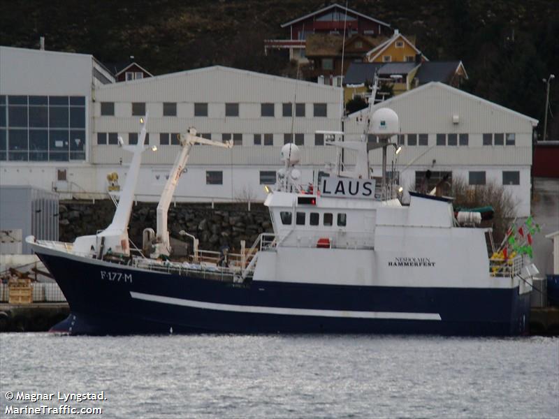 nesholmen (Fishing Vessel) - IMO 8822387, MMSI 259258000, Call Sign LAUS under the flag of Norway