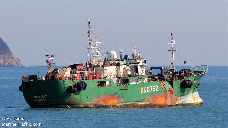 vostok 7 (Fishing Vessel) - IMO 8815334, MMSI 273386230, Call Sign UCQP under the flag of Russia