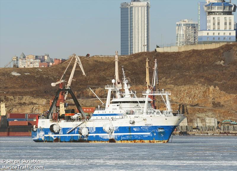 petr 1 (Fish Factory Ship) - IMO 8907113, MMSI 273387270, Call Sign UBGP8 under the flag of Russia