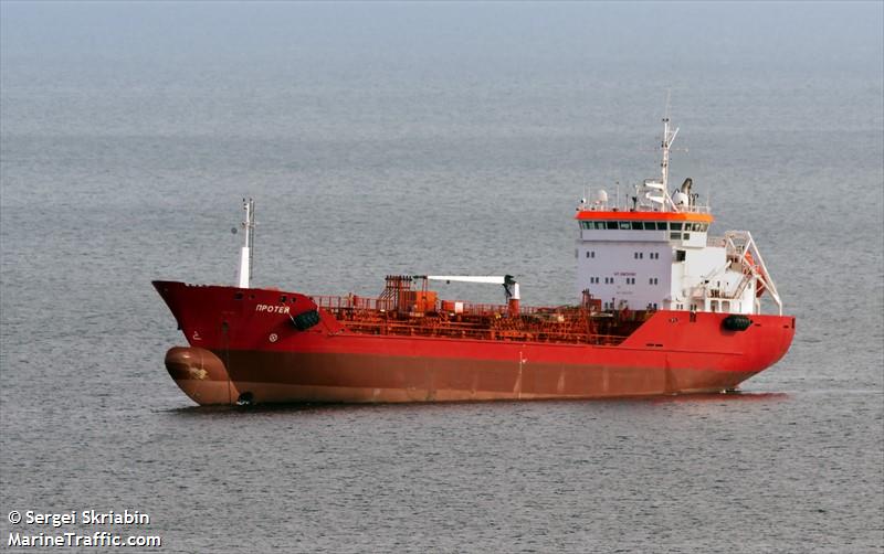 protey (Chemical/Oil Products Tanker) - IMO 8920555, MMSI 273394360, Call Sign UBRF under the flag of Russia