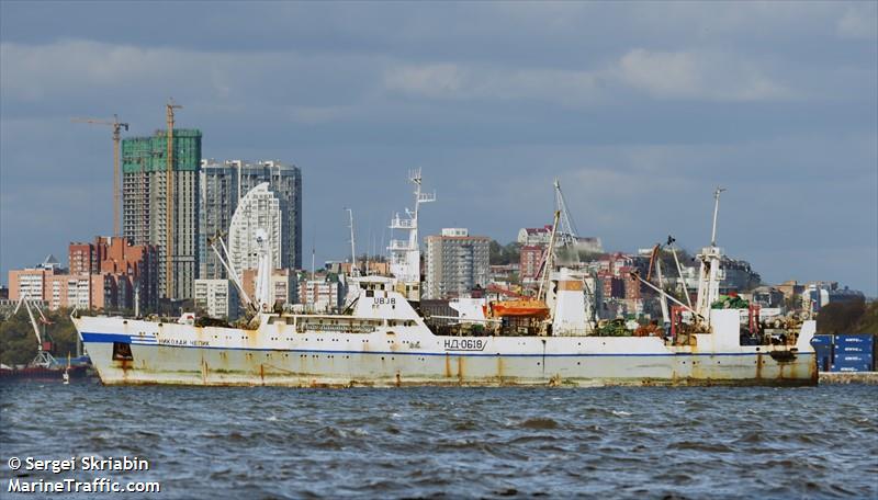 nikolay chepik (Fish Factory Ship) - IMO 8826670, MMSI 273821210, Call Sign UBJB under the flag of Russia