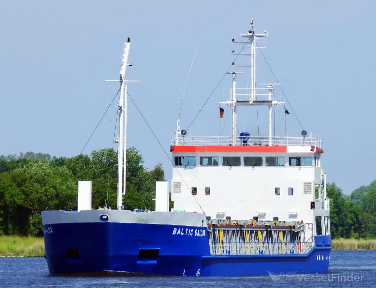 baltic sailor (General Cargo Ship) - IMO 9138214, MMSI 275513000, Call Sign YLRD under the flag of Latvia