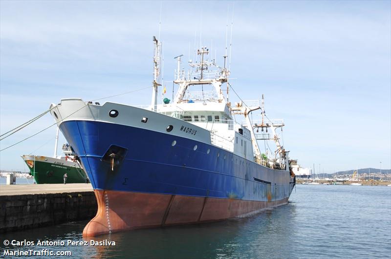 madrus (Fishing Vessel) - IMO 8215053, MMSI 276544000, Call Sign ESGO under the flag of Estonia