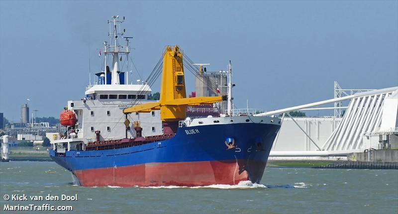 blue h (General Cargo Ship) - IMO 9420394, MMSI 314538000, Call Sign 8PAZ3 under the flag of Barbados