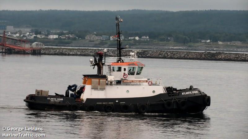 atlantic cedar (Tug) - IMO 9324928, MMSI 316006025, Call Sign CFH8959 under the flag of Canada