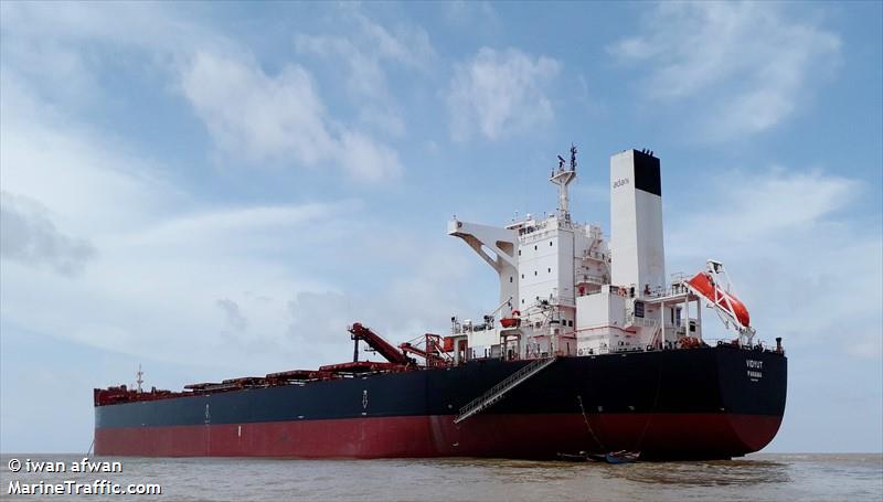 vidyut (Bulk Carrier) - IMO 9451769, MMSI 355582000, Call Sign 3EOY9 under the flag of Panama