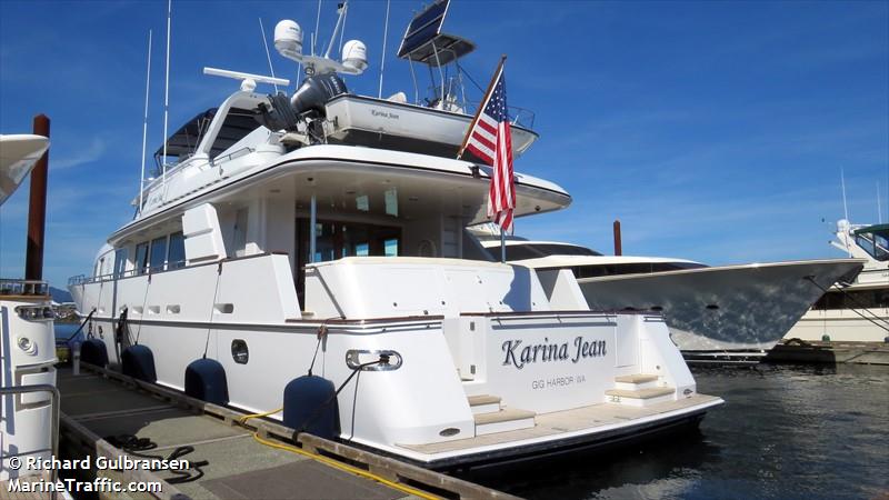 karina jean (Pleasure craft) - IMO , MMSI 366736890, Call Sign WCX6436 under the flag of United States (USA)