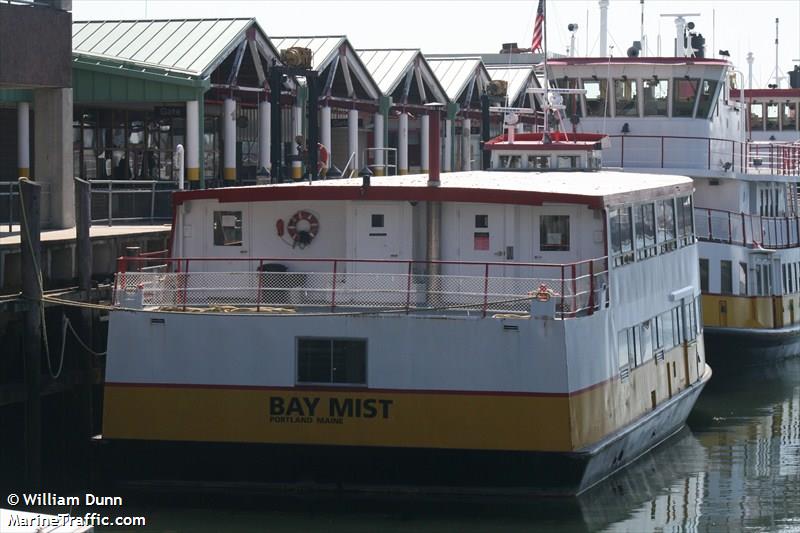 bay mist (Passenger ship) - IMO , MMSI 367401670, Call Sign WCZ3474 under the flag of United States (USA)