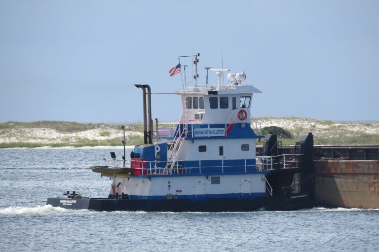 normond mcallister (Tug) - IMO , MMSI 367574880, Call Sign WDG8185 under the flag of United States (USA)