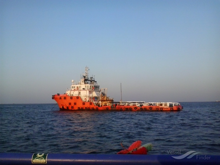 zakher alpha (Offshore Tug/Supply Ship) - IMO 9640865, MMSI 376068000, Call Sign J8B4723 under the flag of St Vincent & Grenadines