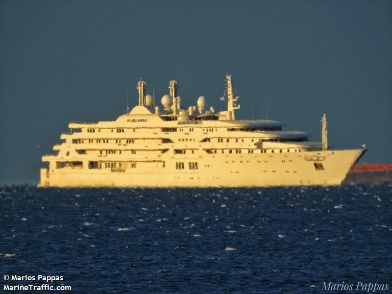 al salamah (Yacht) - IMO 1007043, MMSI 403003000, Call Sign HZFO under the flag of Saudi Arabia