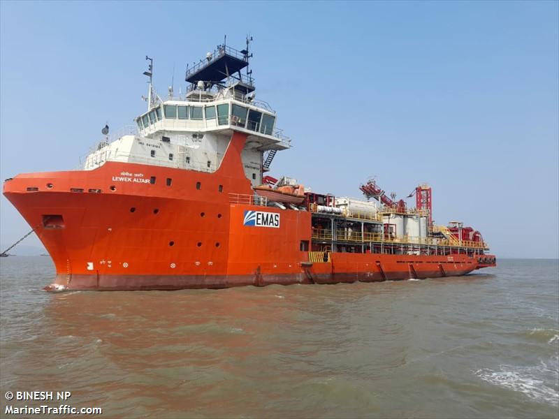 lewek altair (Offshore Tug/Supply Ship) - IMO 9413183, MMSI 419000291, Call Sign AVLF under the flag of India