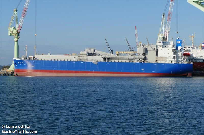 mirai (Self Discharging Bulk Carrier) - IMO 9890719, MMSI 431016067, Call Sign JD4877 under the flag of Japan