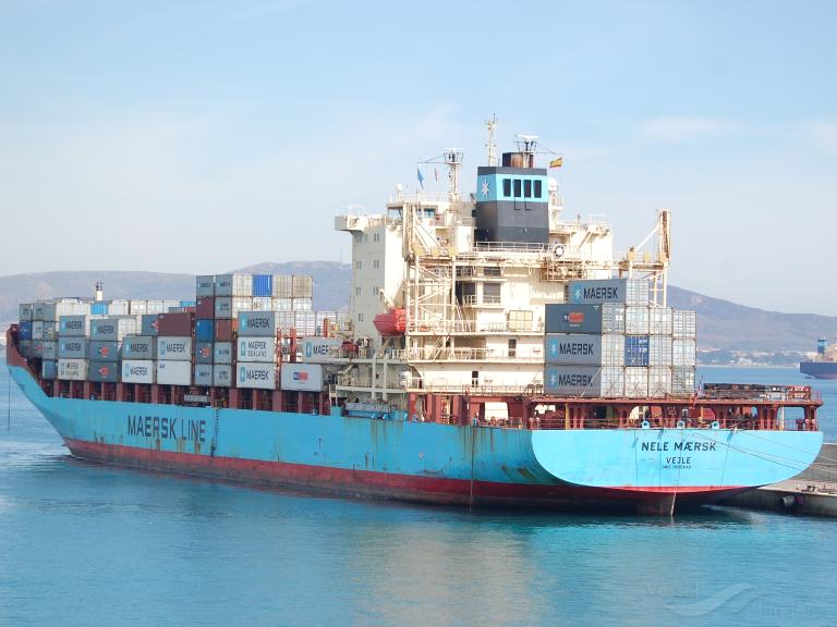 nele maersk (Container Ship) - IMO 9192442, MMSI 477648100, Call Sign VRTU3 under the flag of Hong Kong