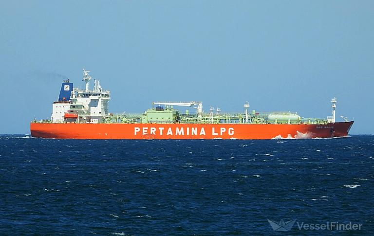 gas walio (LPG Tanker) - IMO 9590670, MMSI 525008072, Call Sign POGX under the flag of Indonesia
