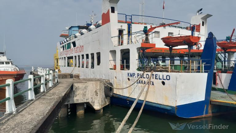 kmp.pulo tello (Passenger/Ro-Ro Cargo Ship) - IMO 9097939, MMSI 525016202, Call Sign PMGI under the flag of Indonesia