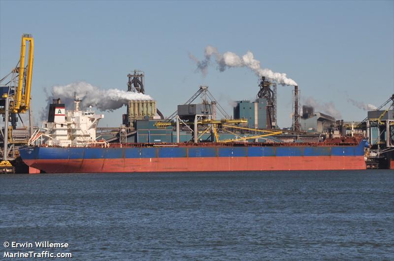 alpha grace (Bulk Carrier) - IMO 9479888, MMSI 538009148, Call Sign V7A4382 under the flag of Marshall Islands