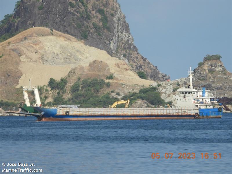 btc mount makiling (Deck Cargo Ship) - IMO 9860013, MMSI 548341500, Call Sign DUA3615 under the flag of Philippines