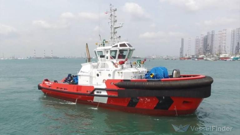 summit psa1 (Tug) - IMO 9843510, MMSI 563074200, Call Sign 9V6046 under the flag of Singapore