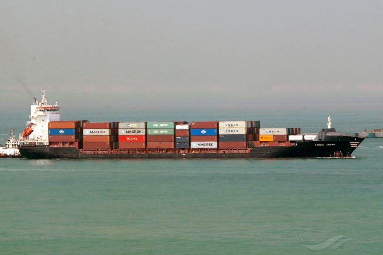m.v. x-press meghna (Container Ship) - IMO 9360556, MMSI 563379000, Call Sign 9V3520 under the flag of Singapore