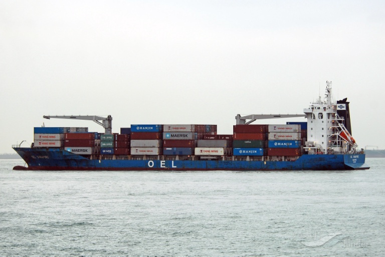 oel singapore (Container Ship) - IMO 9345910, MMSI 565413000, Call Sign 9VGQ6 under the flag of Singapore