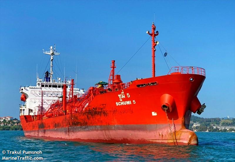 schumi 5 (LPG Tanker) - IMO 9134971, MMSI 567596000, Call Sign HSB7561 under the flag of Thailand