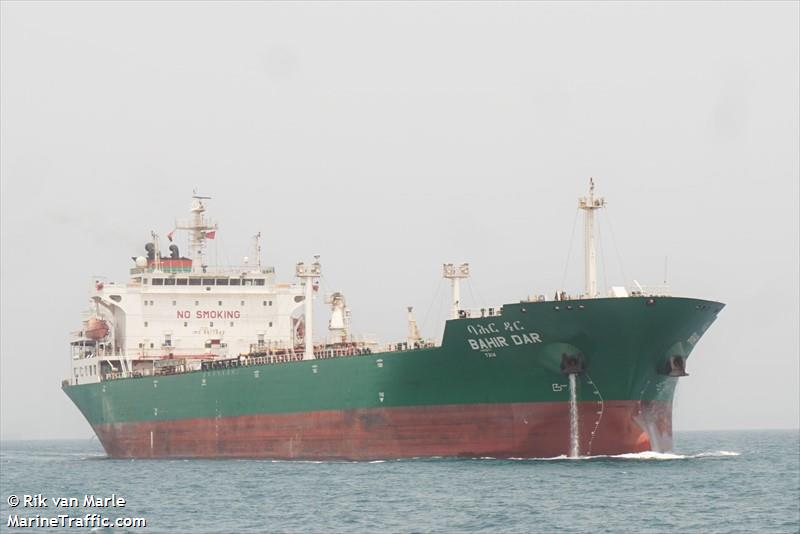 bahir dar (Crude Oil Tanker) - IMO 9617442, MMSI 624017000, Call Sign ETBD under the flag of Ethiopia