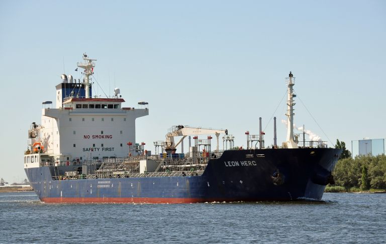 leon herc (Chemical/Oil Products Tanker) - IMO 9460502, MMSI 636016036, Call Sign D5EC3 under the flag of Liberia