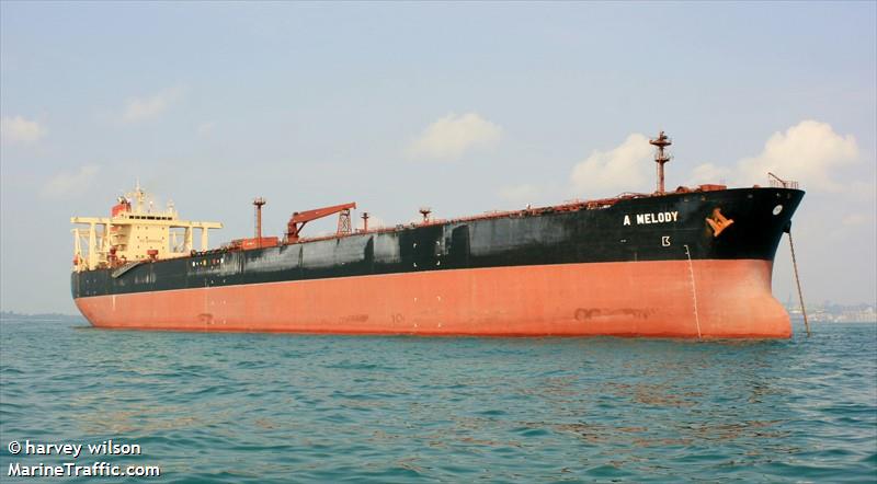 a melody (Crude Oil Tanker) - IMO 9249312, MMSI 636019335, Call Sign A8HH7 under the flag of Liberia