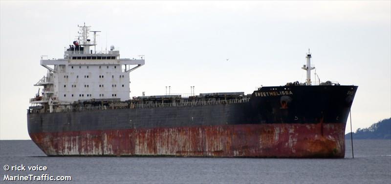 sweet melissa (Bulk Carrier) - IMO 9566825, MMSI 636019399, Call Sign D5UI4 under the flag of Liberia