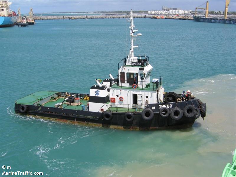 omega (Tug) - IMO , MMSI 710000040, Call Sign PR7760 under the flag of Brazil