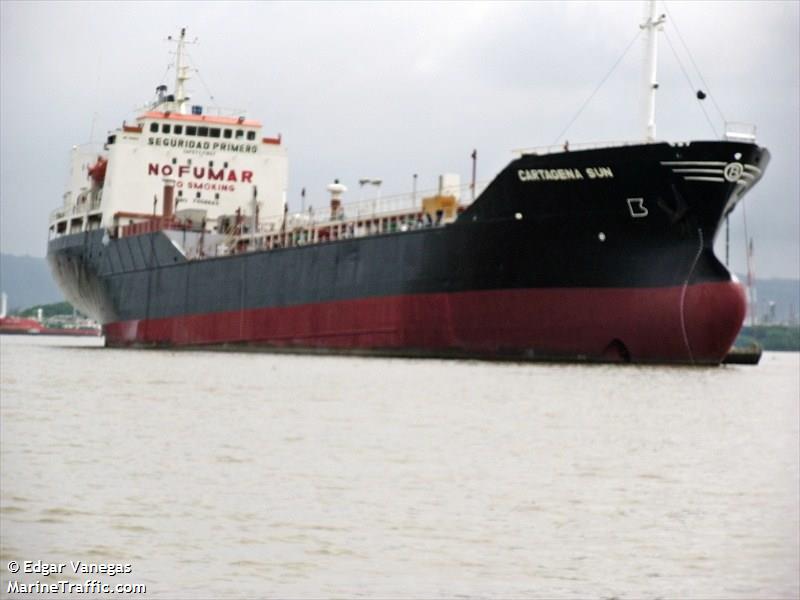 cartagena sun (Chemical/Oil Products Tanker) - IMO 7402623, MMSI 730088000, Call Sign HKBX9 under the flag of Colombia
