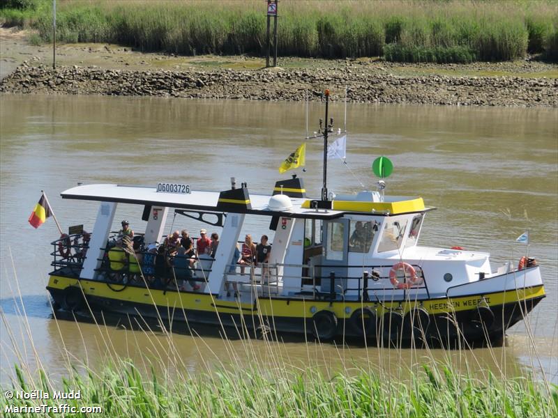 heen en weer 2 (Passenger ship) - IMO , MMSI 205345490, Call Sign OT3454 under the flag of Belgium