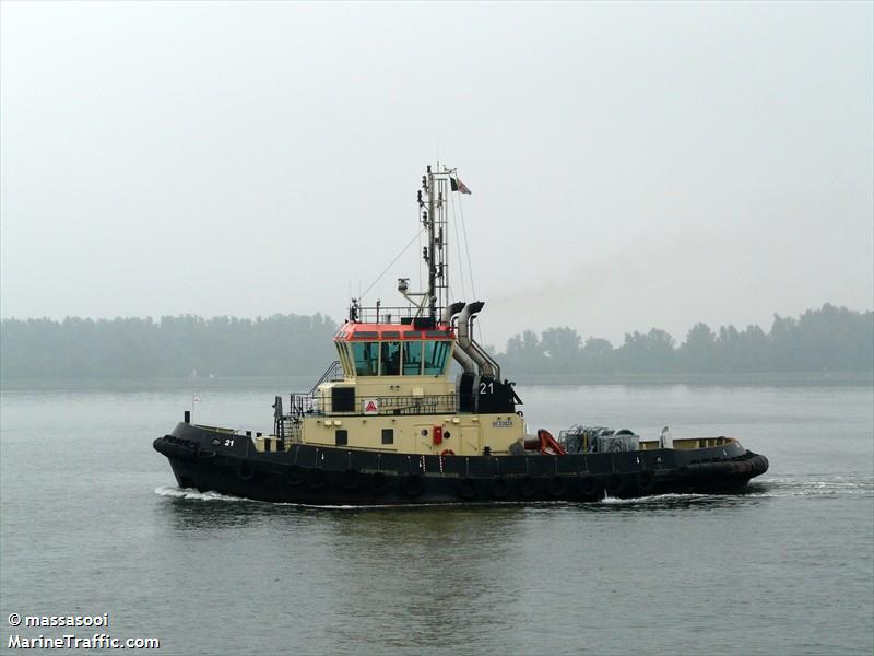 tug 21 (Other type) - IMO , MMSI 205360190, Call Sign OT3601 under the flag of Belgium