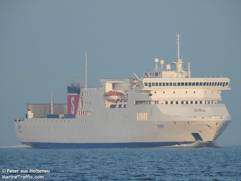 kerry (Passenger/Ro-Ro Cargo Ship) - IMO 9243447, MMSI 210772000, Call Sign 5BZF3 under the flag of Cyprus