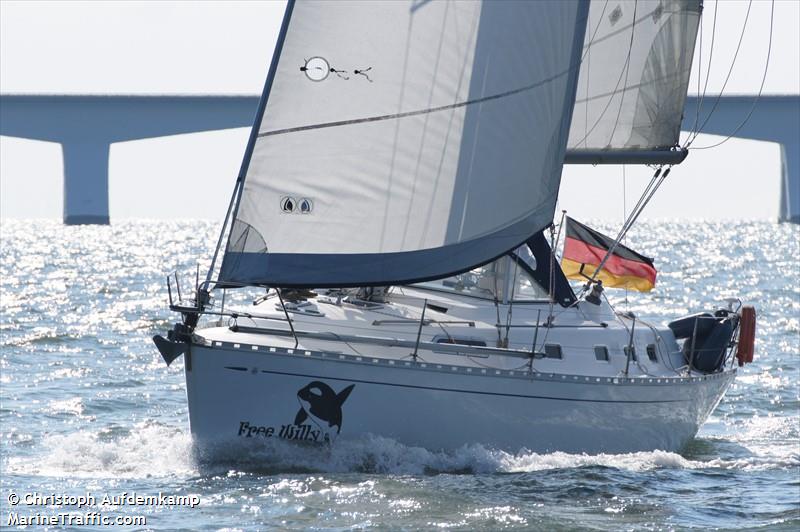 free willy (Pleasure craft) - IMO , MMSI 211802150, Call Sign DH4537 under the flag of Germany