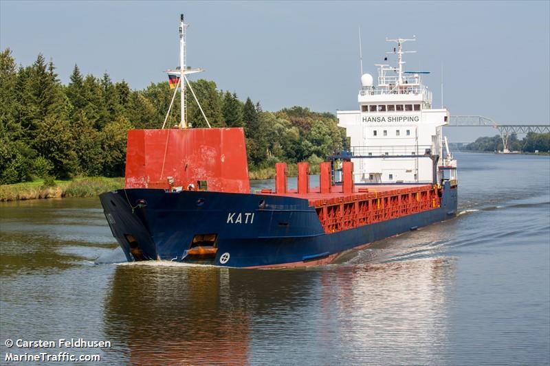 kati (General Cargo Ship) - IMO 9173214, MMSI 215663000, Call Sign 9HA2779 under the flag of Malta