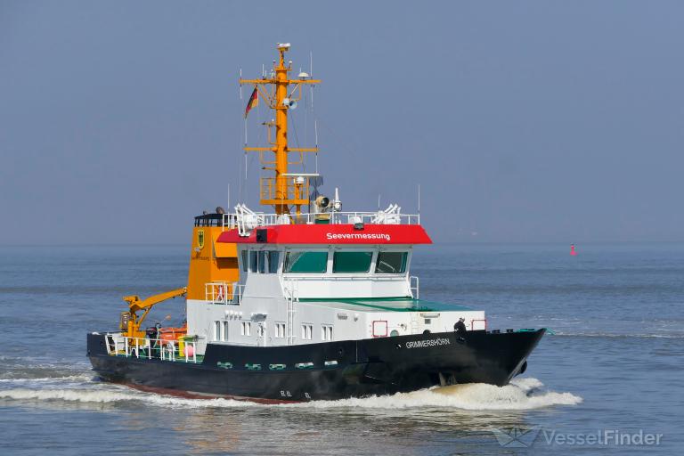 grimmershoern (Research Vessel) - IMO 9586174, MMSI 218356000, Call Sign DBDS under the flag of Germany