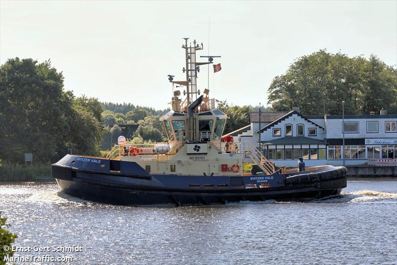 svitzer vale (Tug) - IMO 9831921, MMSI 219023842, Call Sign OXEC2 under the flag of Denmark