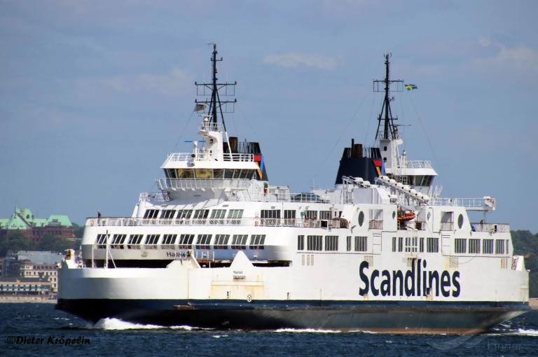 hamlet (Passenger/Ro-Ro Cargo Ship) - IMO 9150030, MMSI 219622000, Call Sign OZMH2 under the flag of Denmark