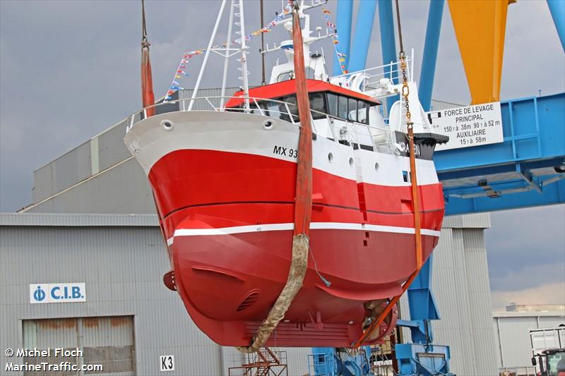 fv kraken (Fishing vessel) - IMO , MMSI 227928240, Call Sign FAG3287 under the flag of France